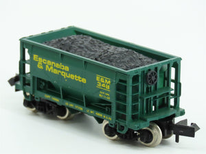 N Scale Atlas 3209 E&M Escanaba & Marquette Railroad 70 Ton Ore Car #348