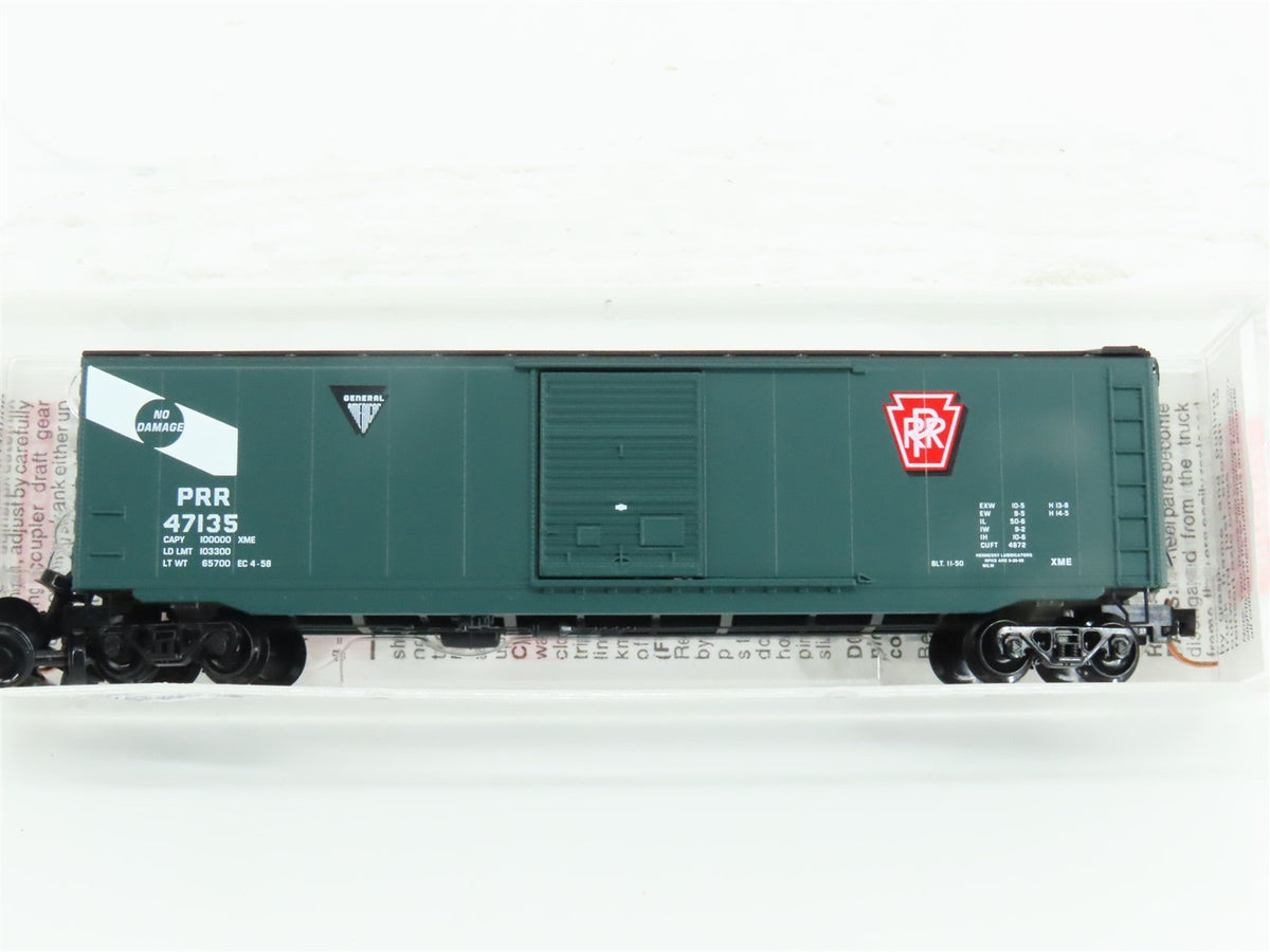 N Scale Micro-Trains MTL 03100270 PRR Pennsylvania 50&#39; Standard Boxcar #47135