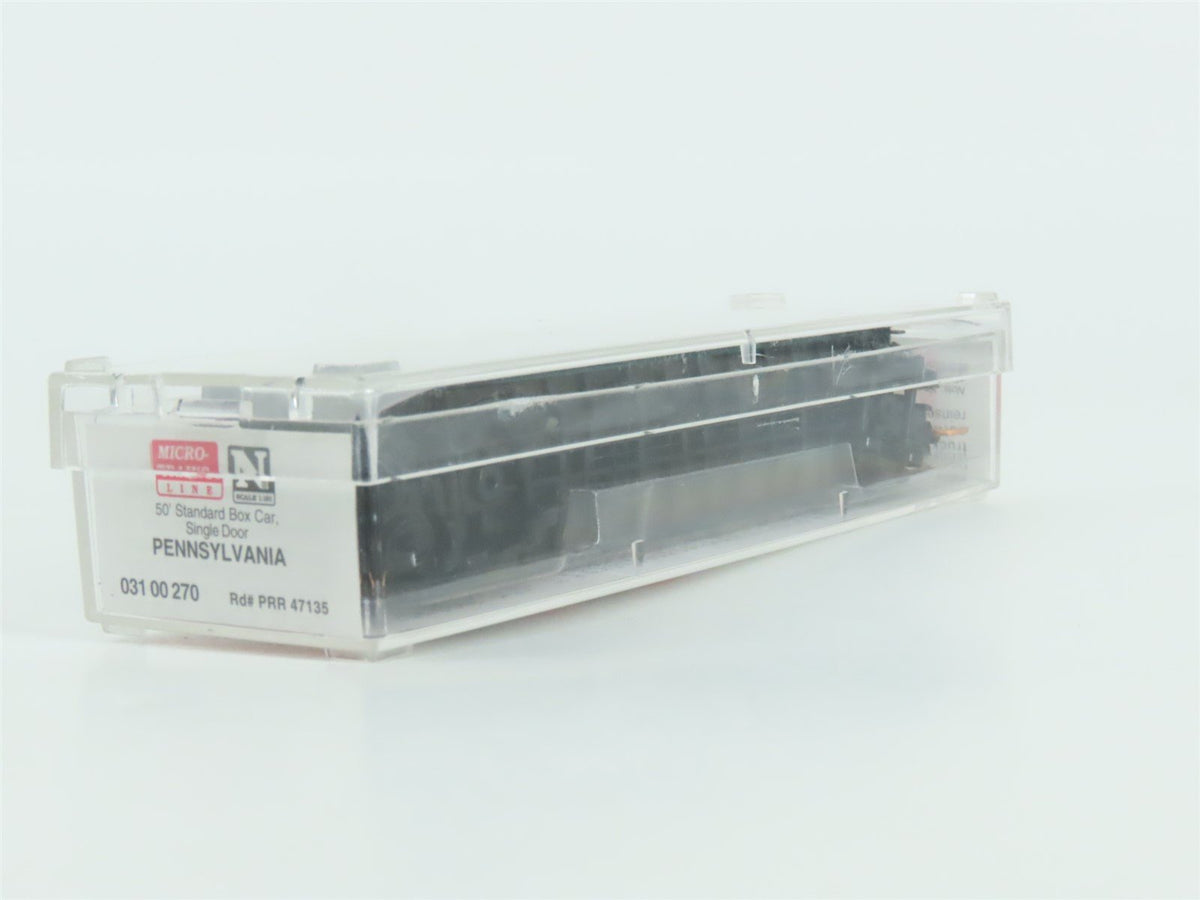N Scale Micro-Trains MTL 03100270 PRR Pennsylvania 50&#39; Standard Boxcar #47135