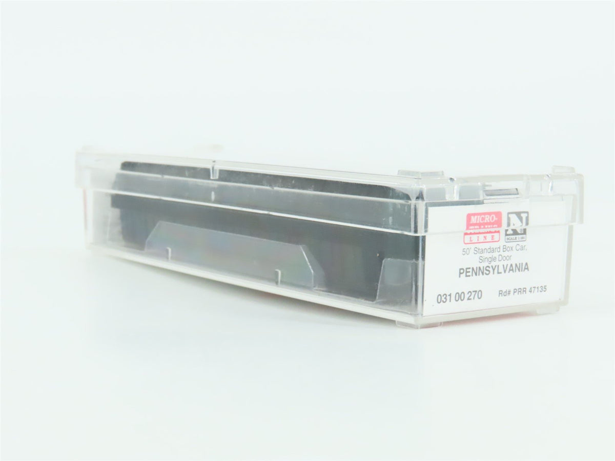 N Scale Micro-Trains MTL 03100270 PRR Pennsylvania 50&#39; Standard Boxcar #47135