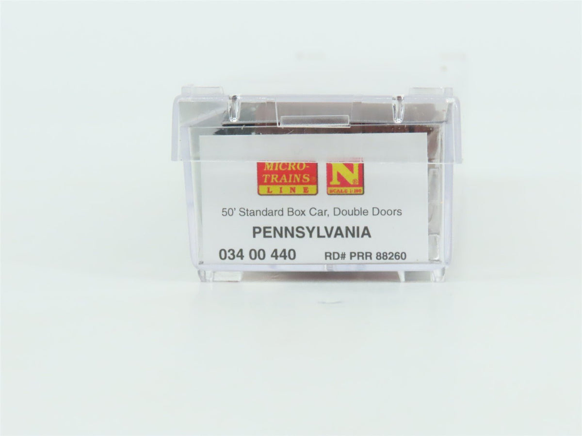 N Scale Micro-Trains MTL 03400440 PRR Pennsylvania 50&#39; Standard Boxcar #88260