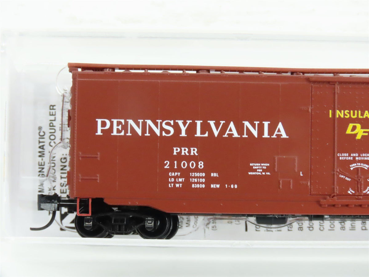 N Scale Micro-Trains MTL 03200461 PRR Pennsylvania 50&#39; Standard Boxcar #21008