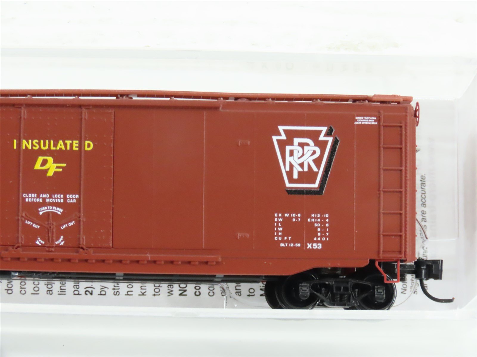 N Scale Micro-Trains MTL 03200461 PRR Pennsylvania 50' Standard Boxcar #21008