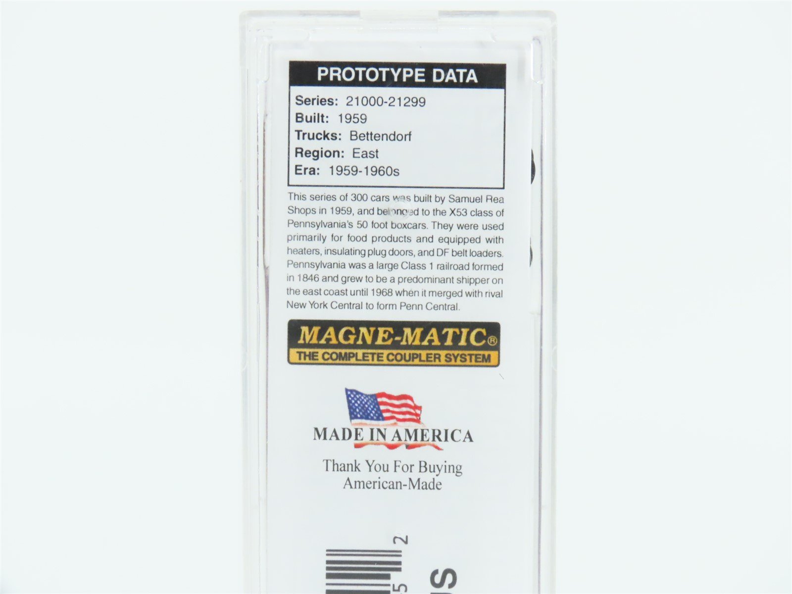 N Scale Micro-Trains MTL 03200461 PRR Pennsylvania 50' Standard Boxcar #21008