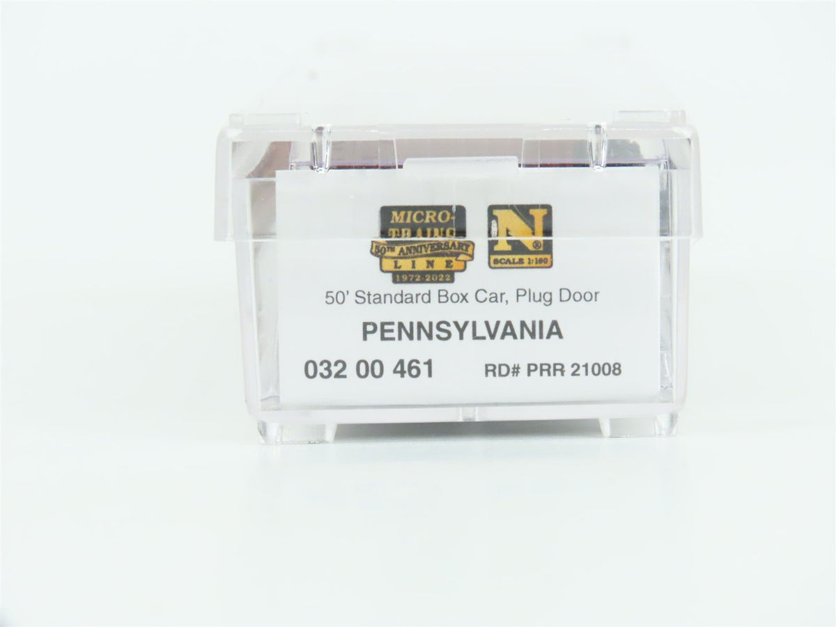N Scale Micro-Trains MTL 03200461 PRR Pennsylvania 50&#39; Standard Boxcar #21008