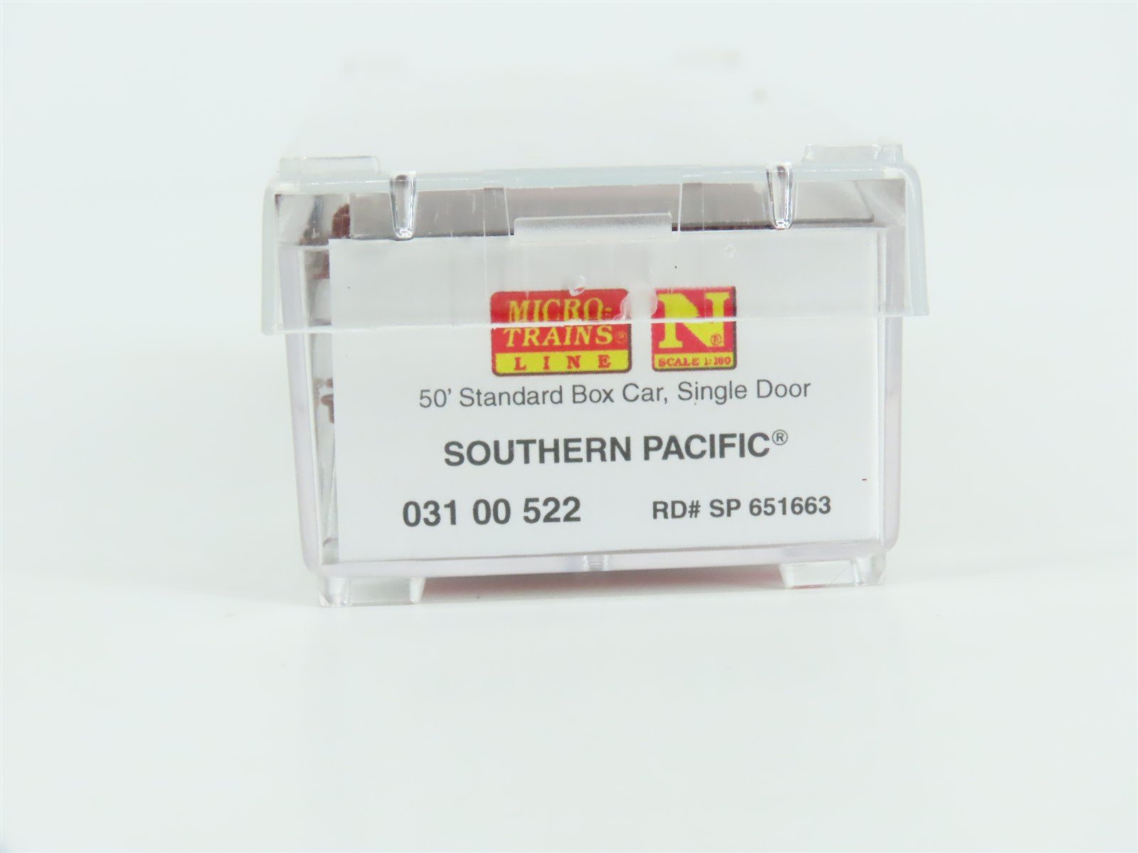 N Scale MicroTrains MTL 03100522 SP Southern Pacific 50' Standard Boxcar #651663