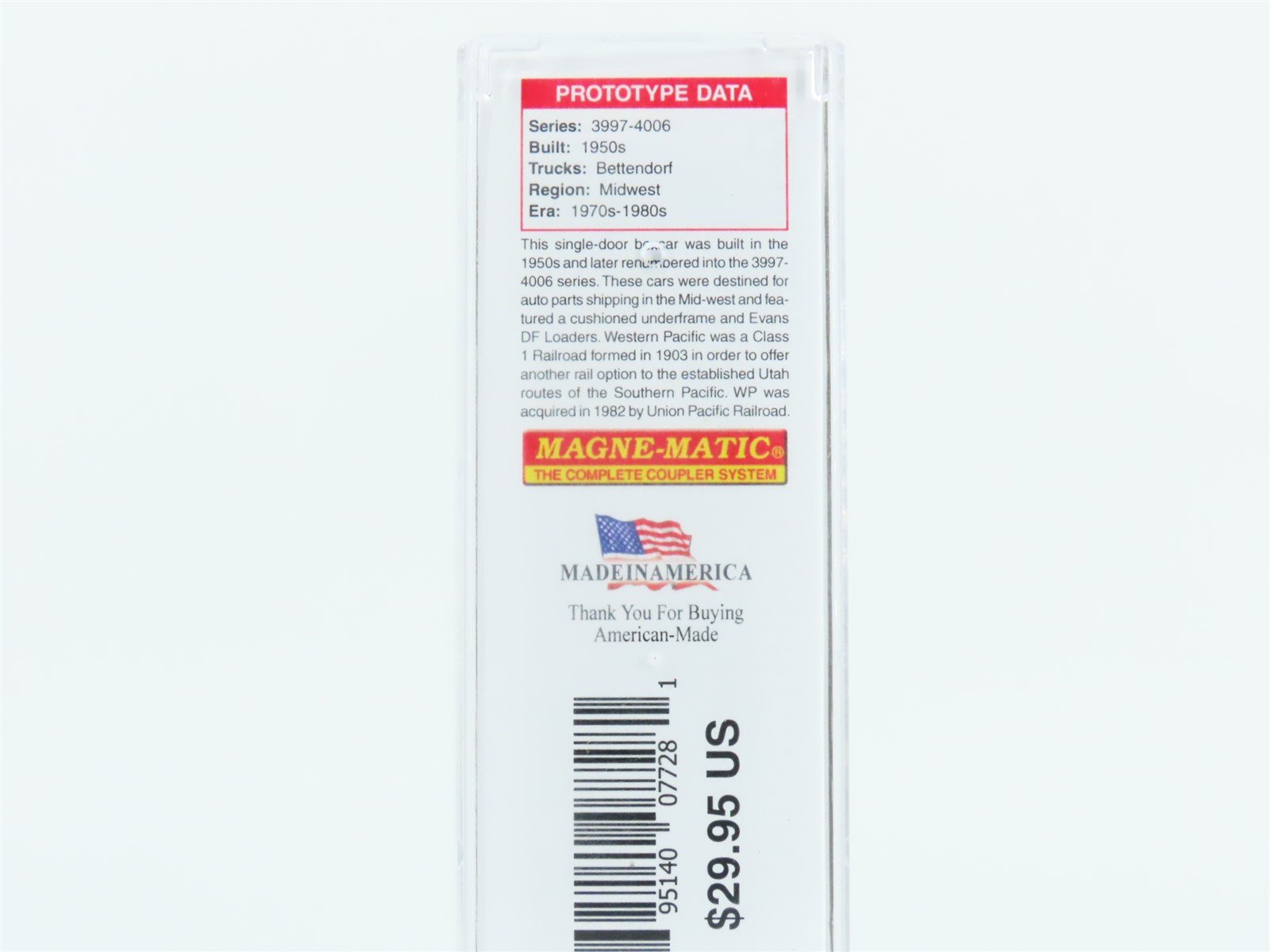 N Micro-Trains MTL 18000510 WP Railway 