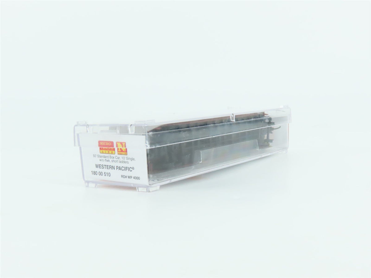 N Micro-Trains MTL 18000510 WP Railway &quot;Ride Like A Feather&quot; 50&#39; Boxcar #4000