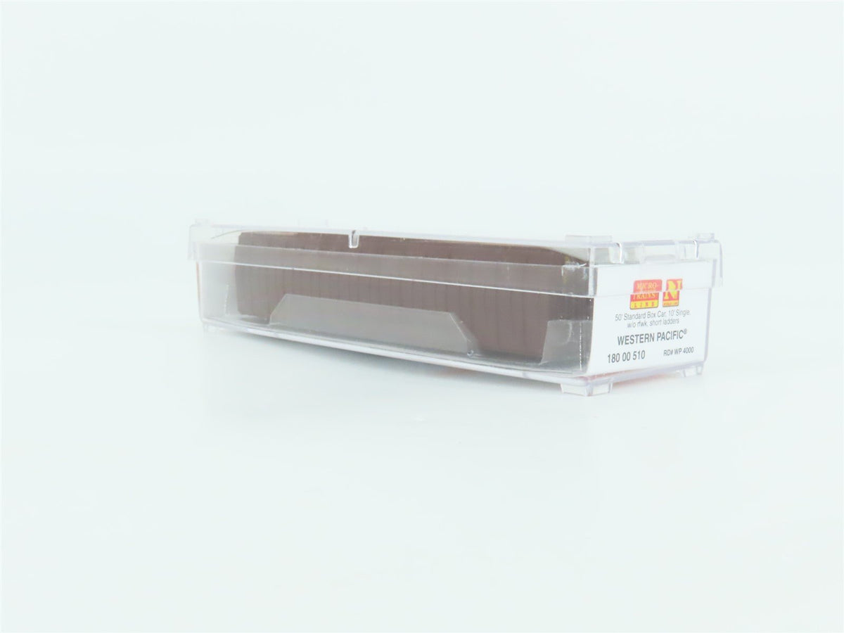 N Micro-Trains MTL 18000510 WP Railway &quot;Ride Like A Feather&quot; 50&#39; Boxcar #4000