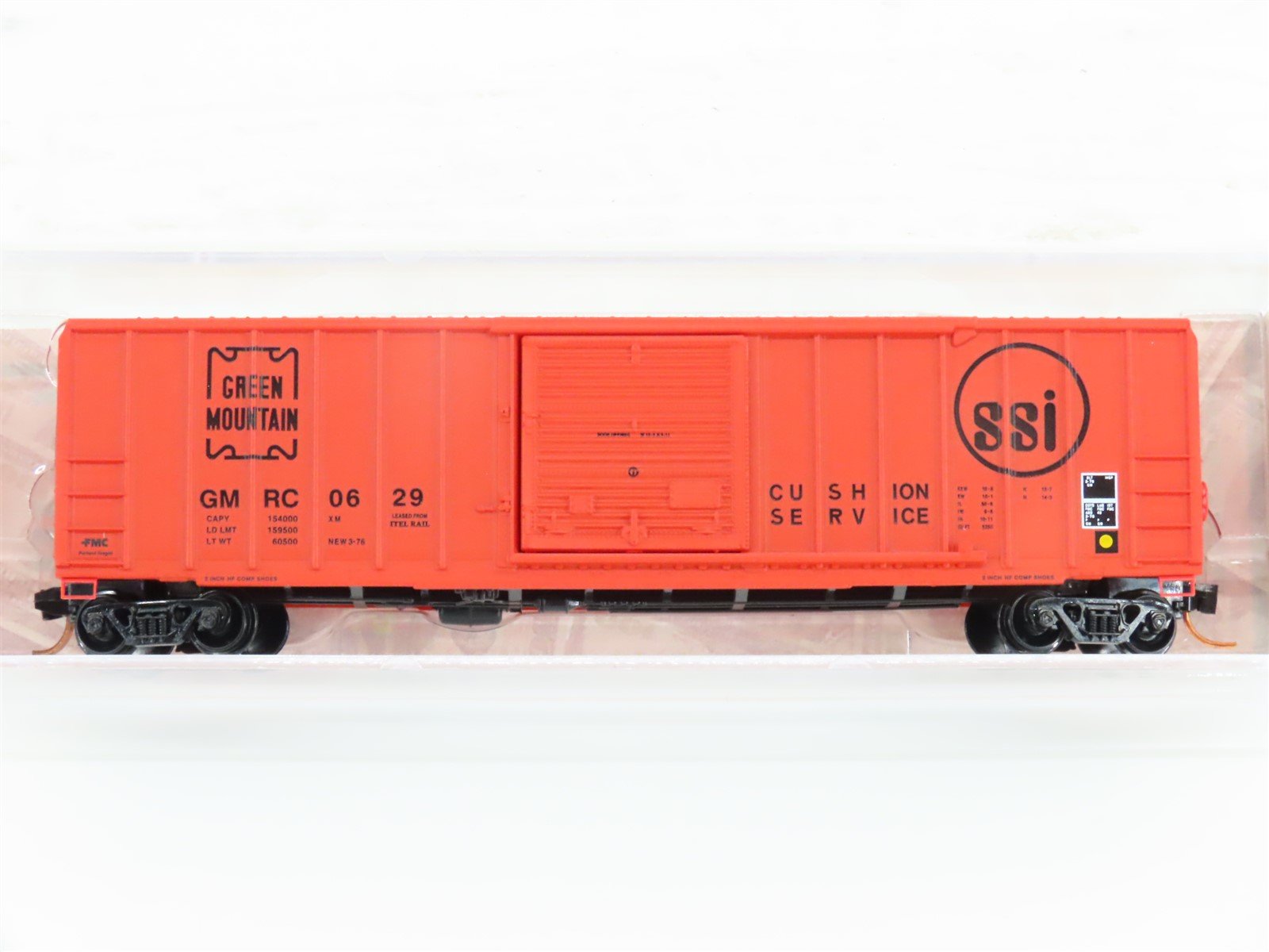 N Scale Micro-Trains MTL 02500960 GMRC Green Mountain 50' Standard Boxcar #0629