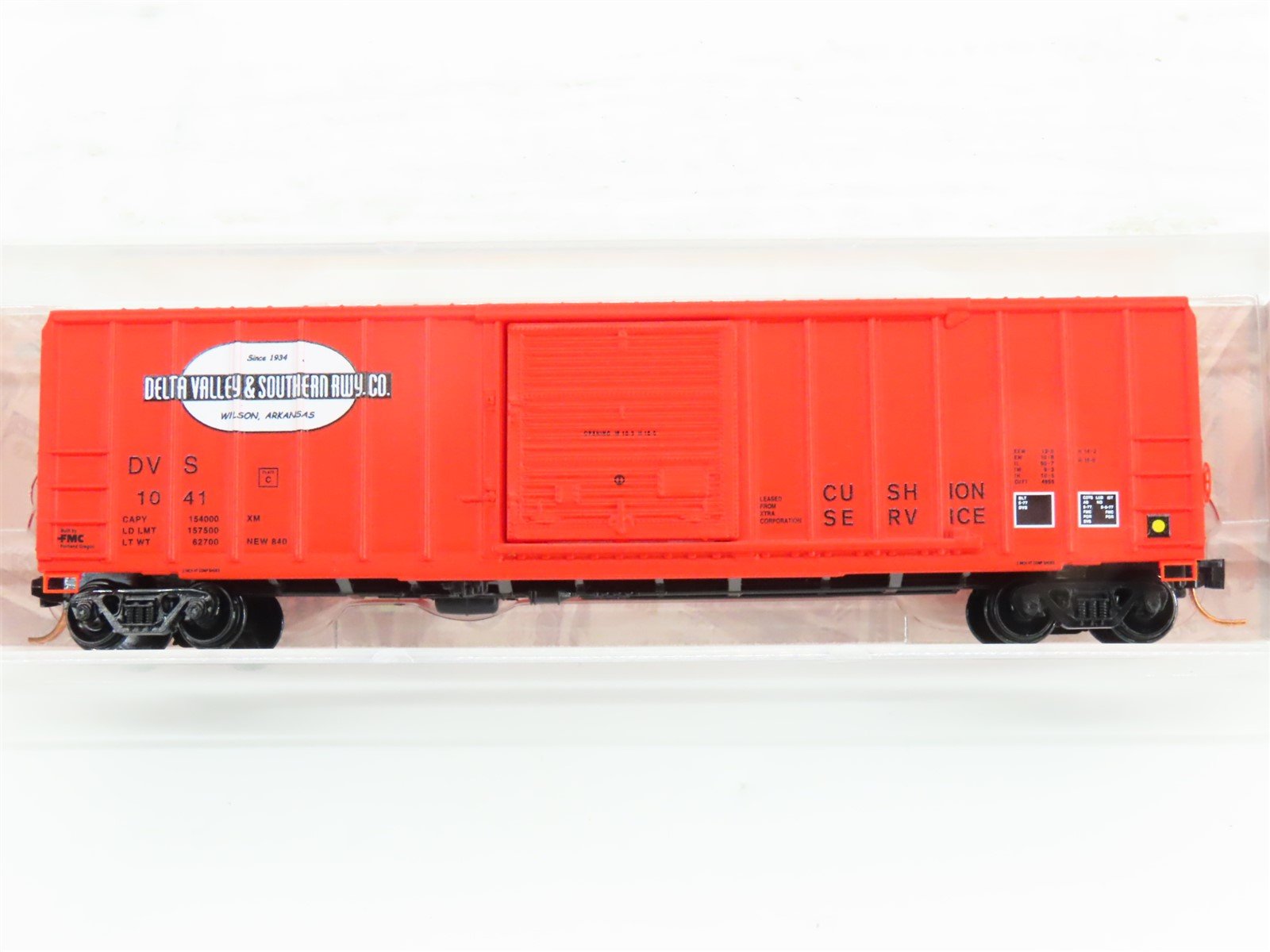 N Micro-Trains MTL 02500900 DVS Delta Valley Southern 50' Rib Side Boxcar #1041