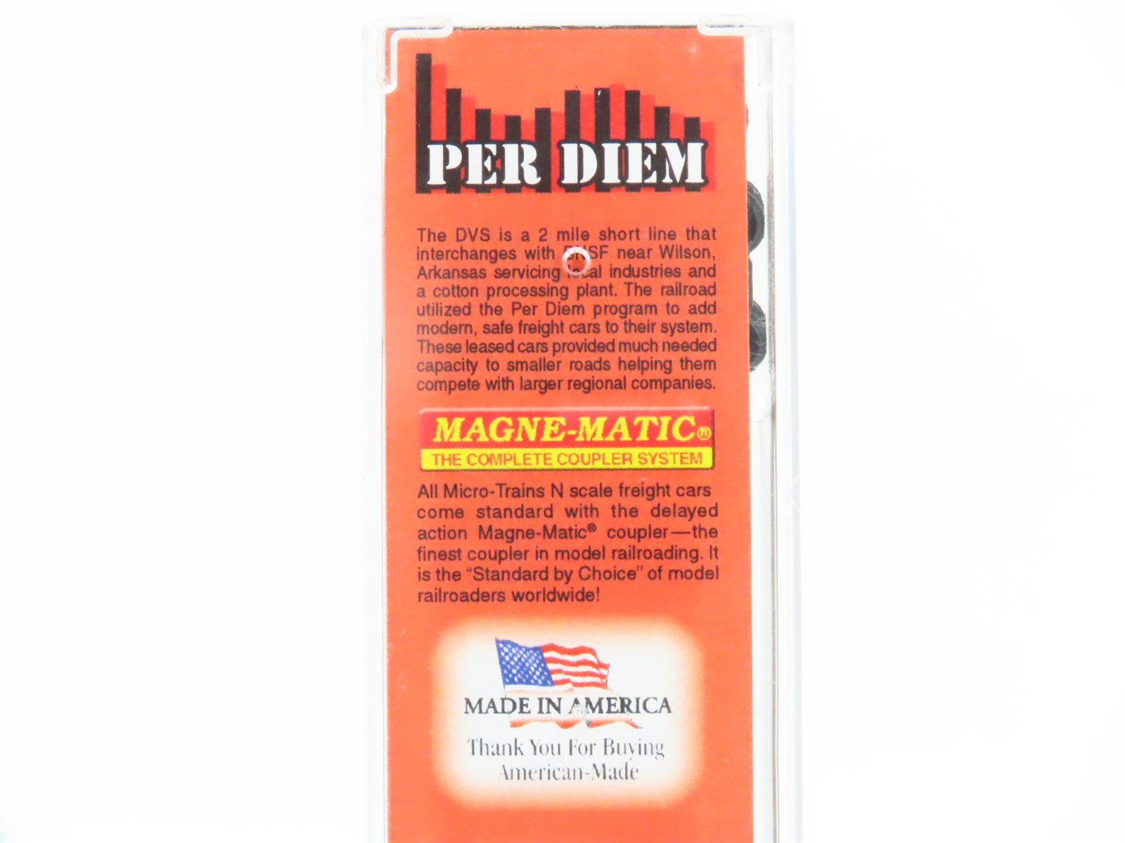 N Micro-Trains MTL 02500900 DVS Delta Valley Southern 50' Rib Side Boxcar #1041