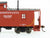 HO Scale Walthers Platinum Line 932-27641 PRR Pennsylvania N6B Caboose 2-pack