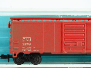 N Atlas 3410 CNJ Jersey Central Single Door Box Car #23251 Custom Weathered