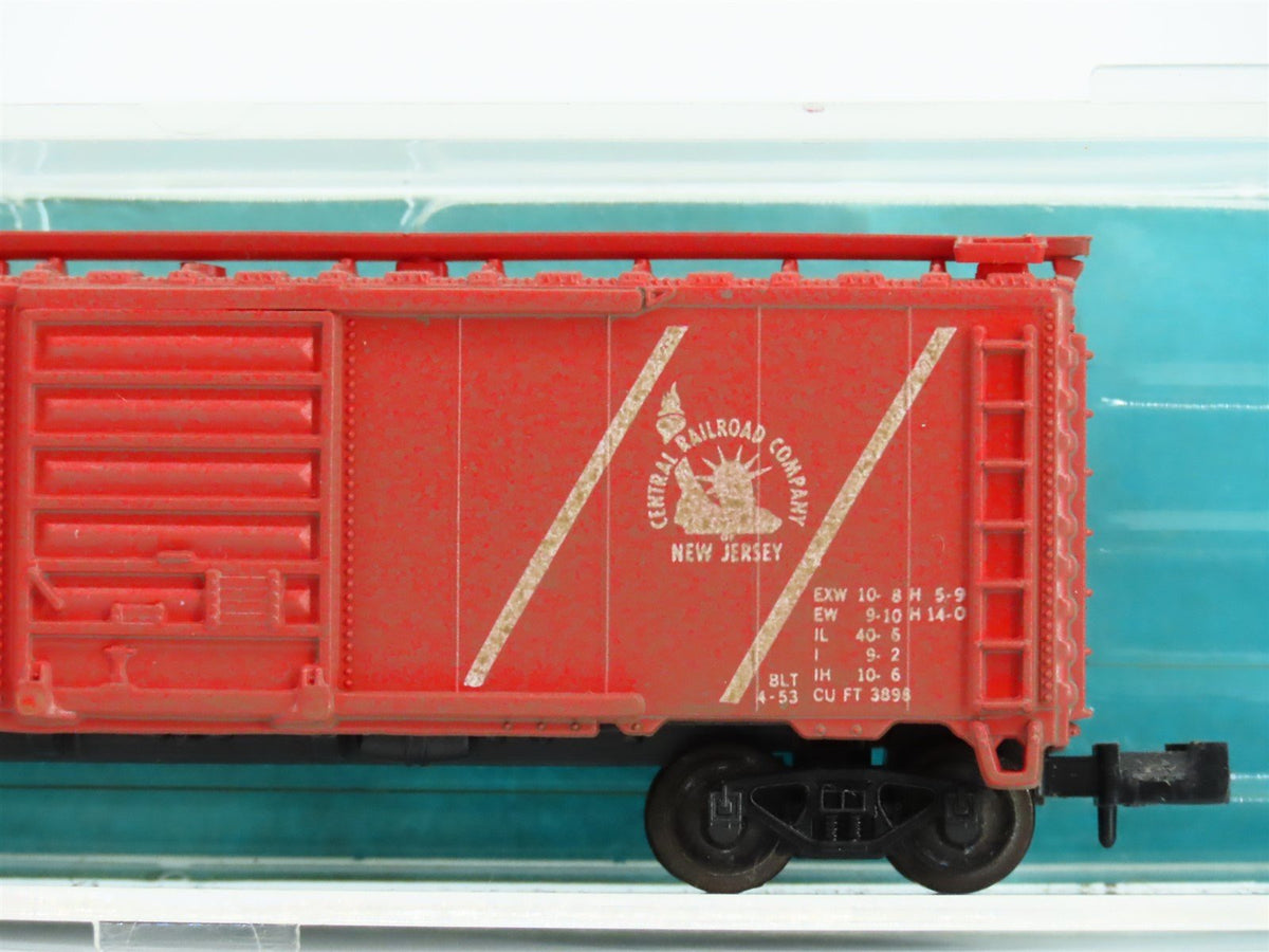 N Atlas 3410 CNJ Jersey Central Single Door Box Car #23251 Custom Weathered