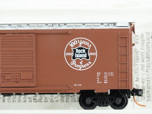 N Scale Micro-Trains MTL 20700 RI Route Of The Rockets 40' Boxcar #23220