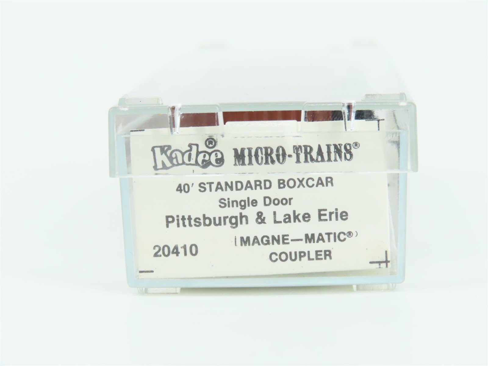 N Scale Micro-Trains MTL/Kadee 20410 P&LE Railway 40' Standard Boxcar #20195