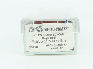 N Scale Micro-Trains MTL/Kadee 20410 P&LE Railway 40' Standard Boxcar #20195