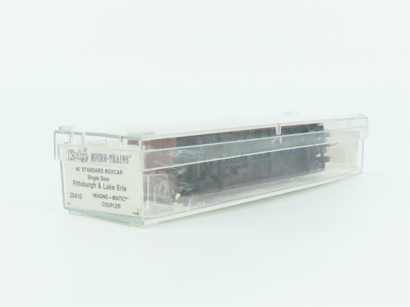 N Scale Micro-Trains MTL/Kadee 20410 P&LE Railway 40' Standard Boxcar #20195