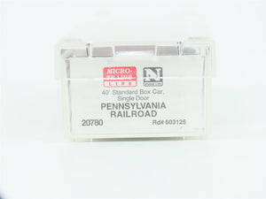 N Scale Micro-Trains MTL 20780 PRR Pennsylvania 40' Standard Boxcar #603125