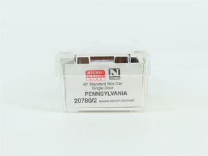 N Scale Micro-Trains MTL 20780/2 PRR Pennsylvania 40' Standard Boxcar #603120