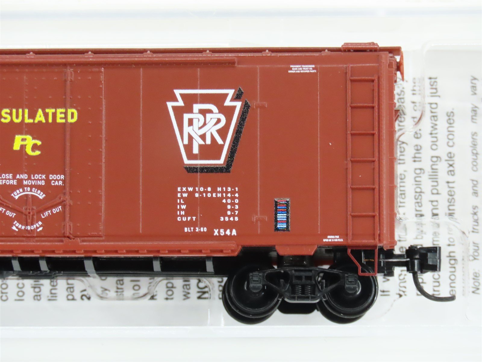 N Scale Micro-Trains MTL 02100610 PRR Pennsylvania 40' Standard Boxcar #19492