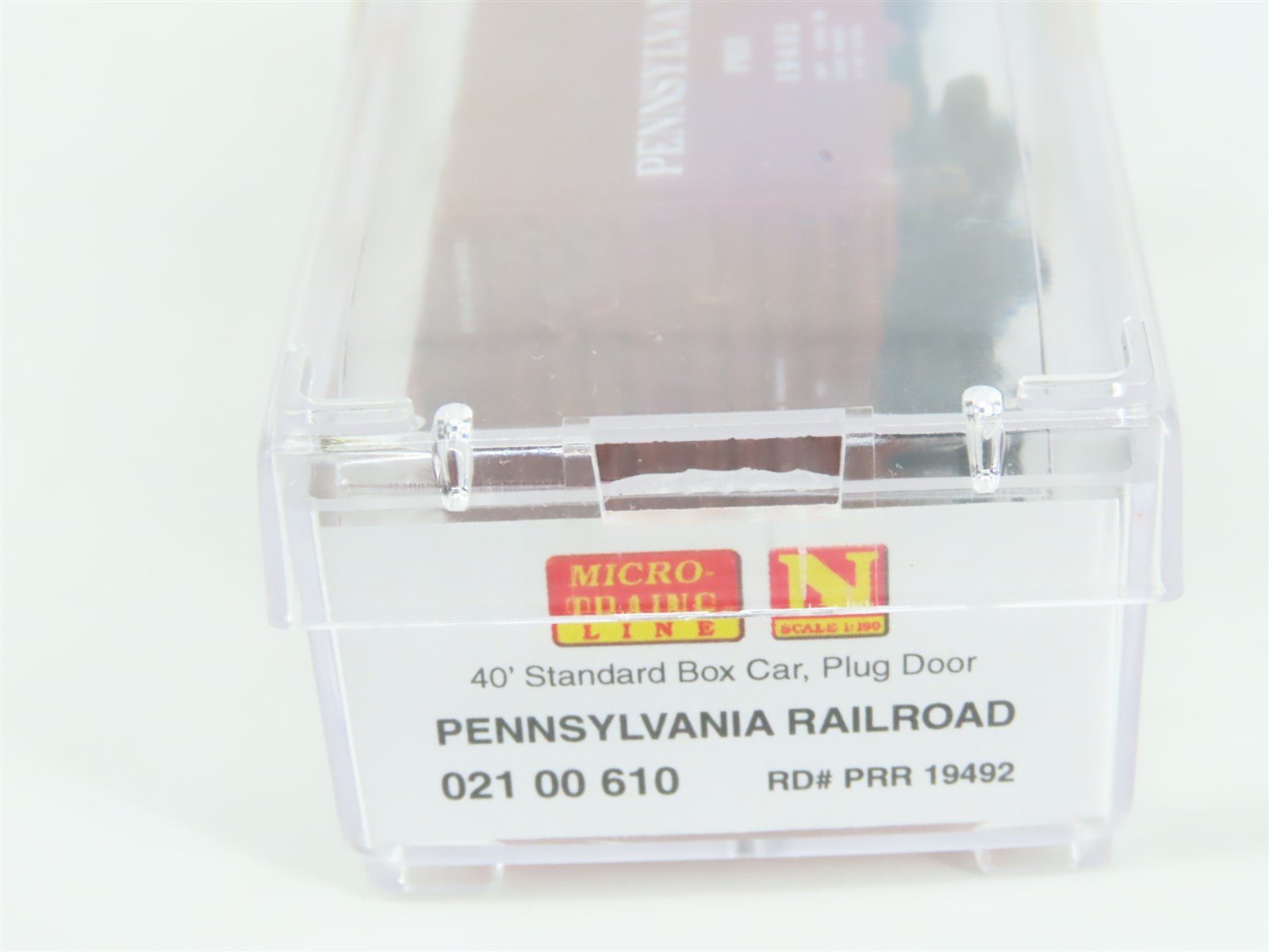 N Scale Micro-Trains MTL 02100610 PRR Pennsylvania 40' Standard Boxcar #19492