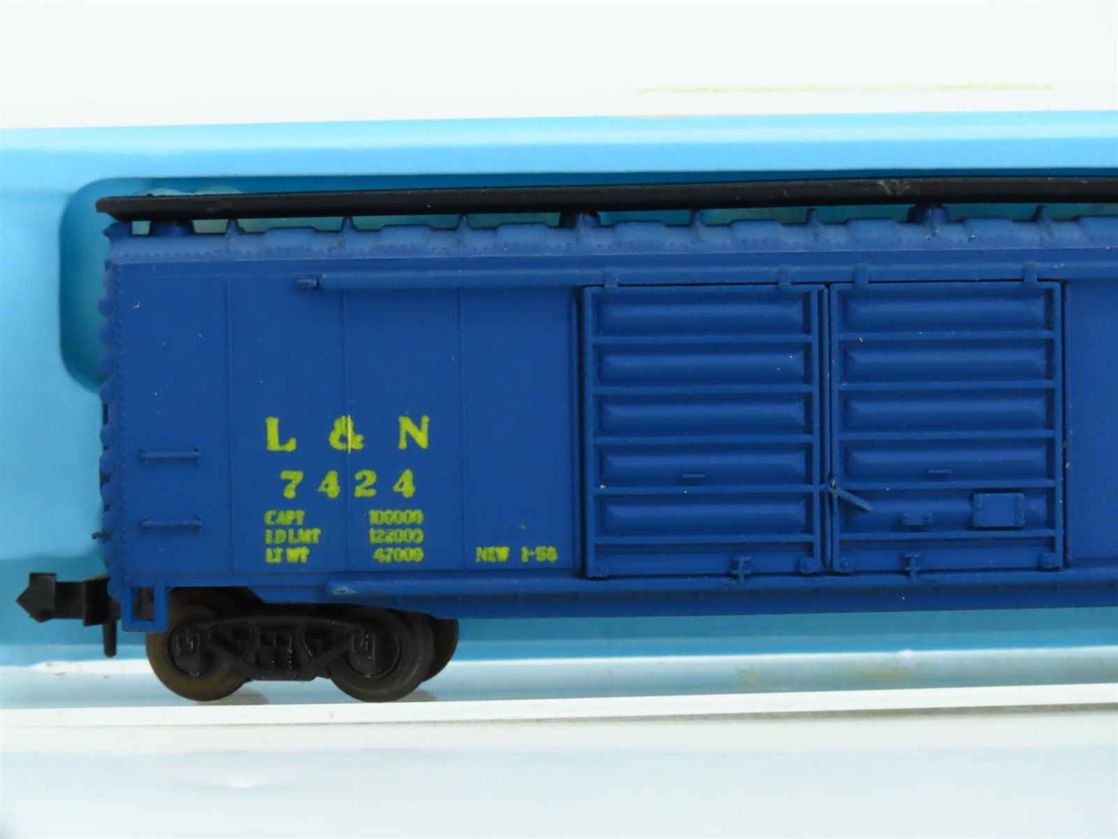 N Scale Atlas 2332 L&N Louisville & Nashville Dixie Line 50' Box Car #7424