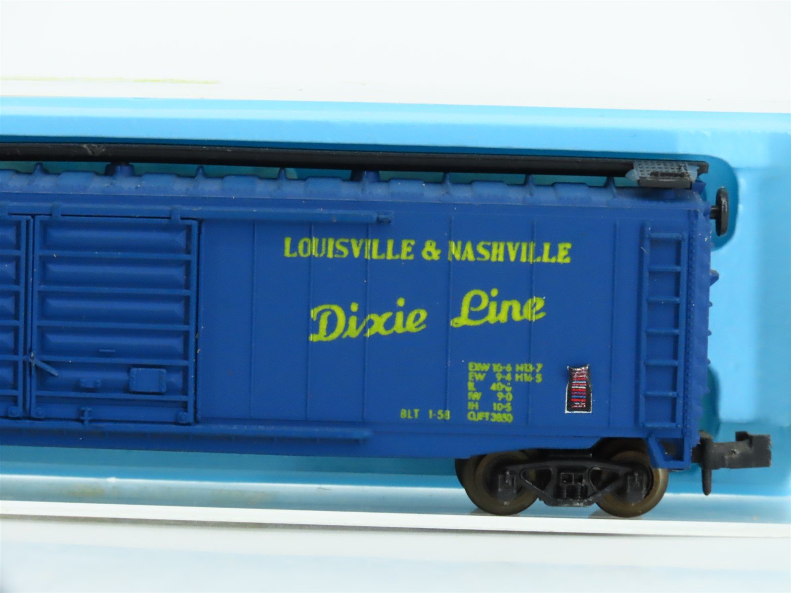 N Scale Atlas 2332 L&N Louisville & Nashville Dixie Line 50' Box Car #7424