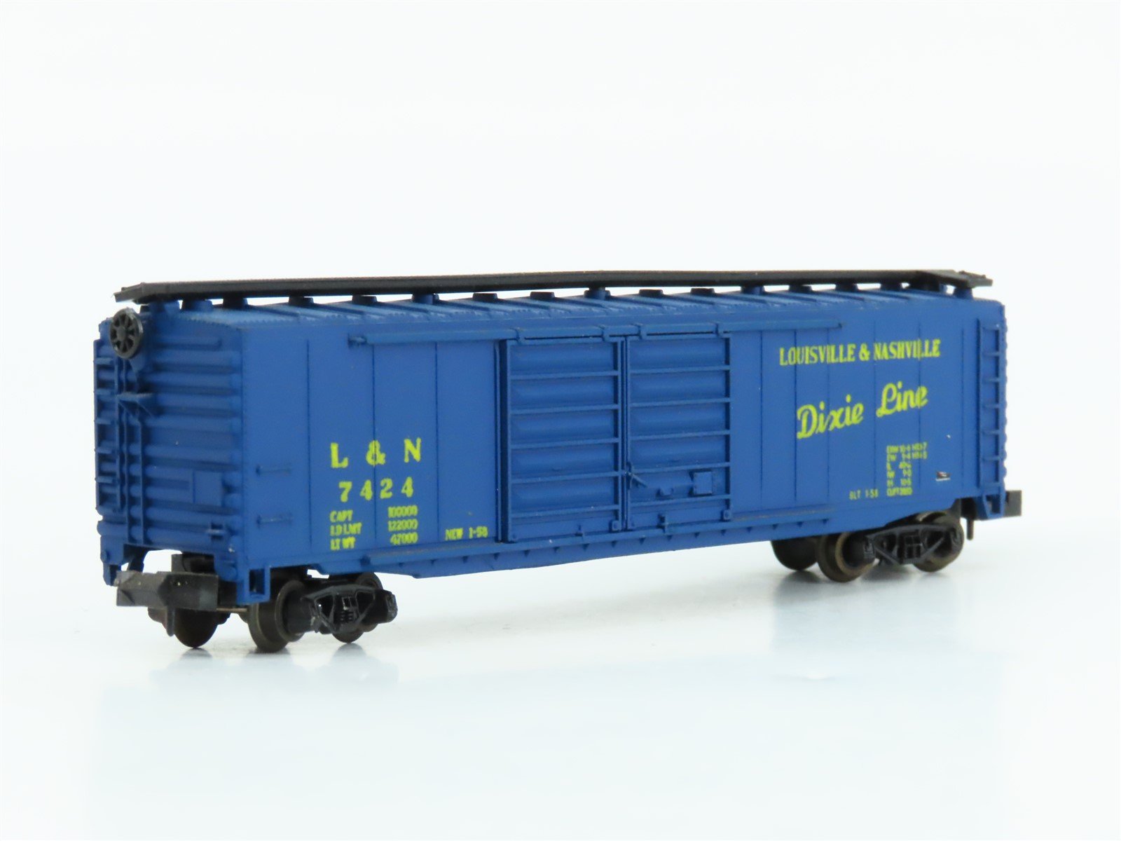 N Scale Atlas 2332 L&N Louisville & Nashville Dixie Line 50' Box Car #7424