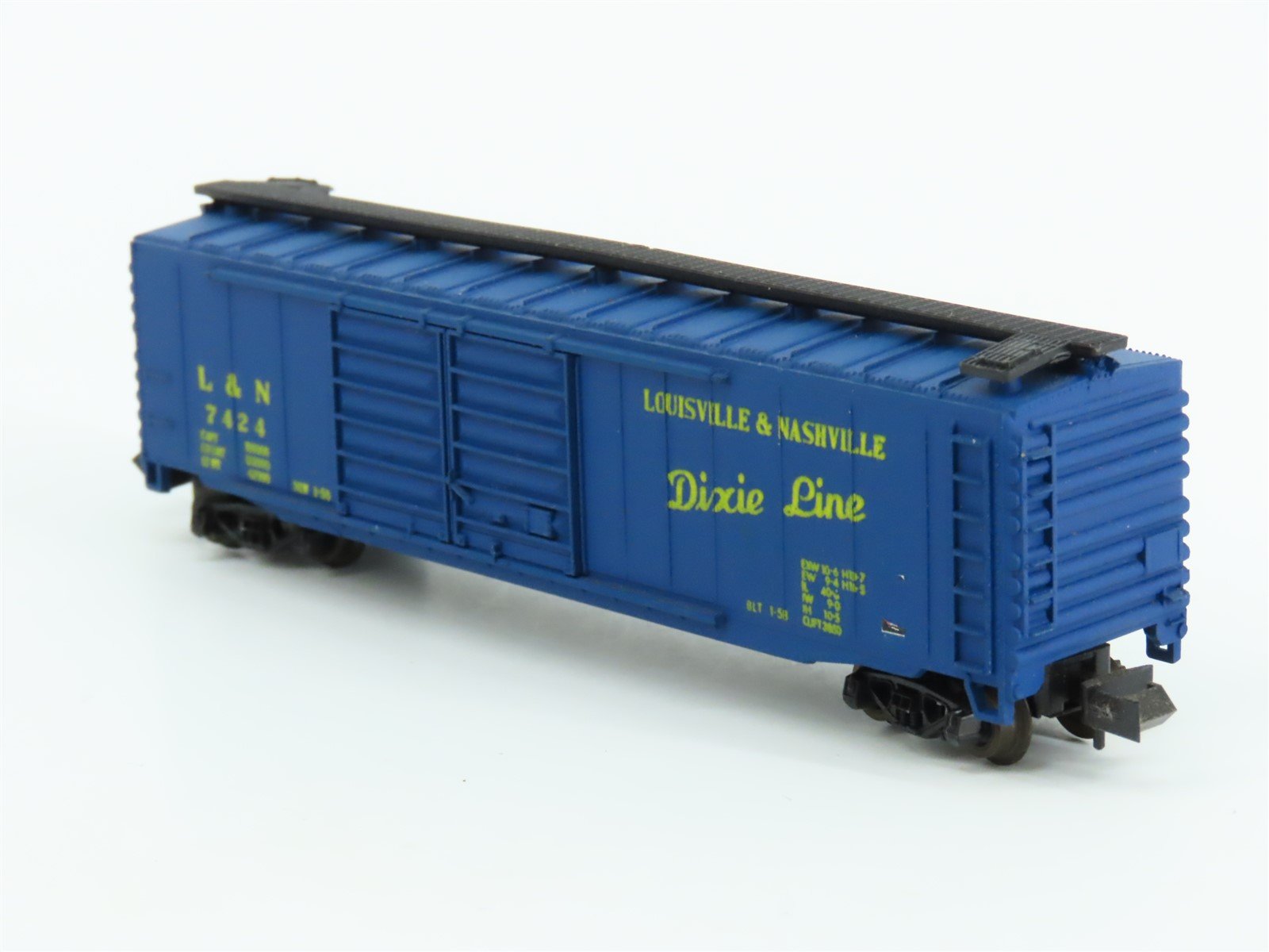 N Scale Atlas 2332 L&N Louisville & Nashville Dixie Line 50' Box Car #7424