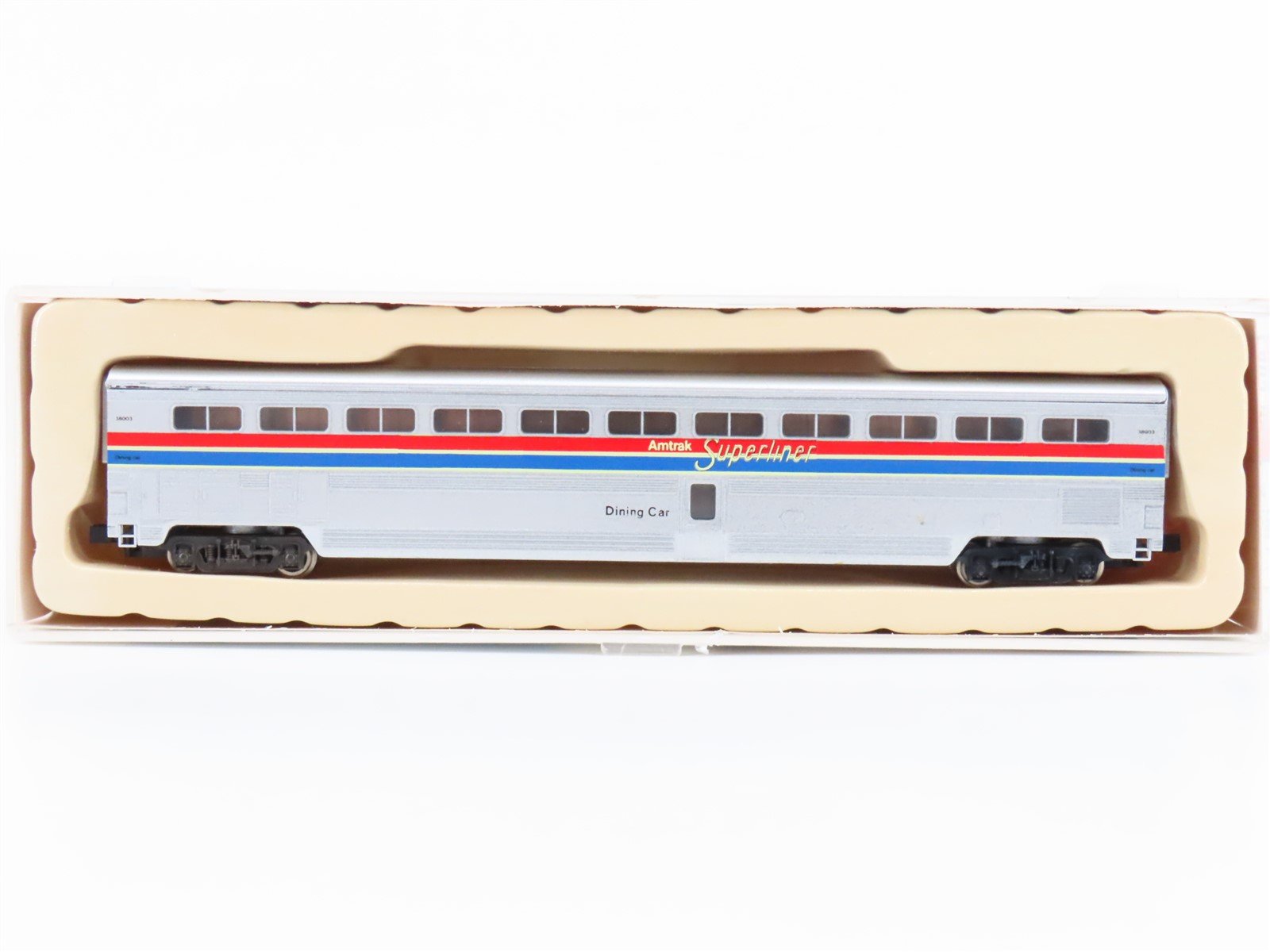 N Scale Con-Cor 0001-004611 AMTK Amtrak Superliner Diner Passenger Car #38003
