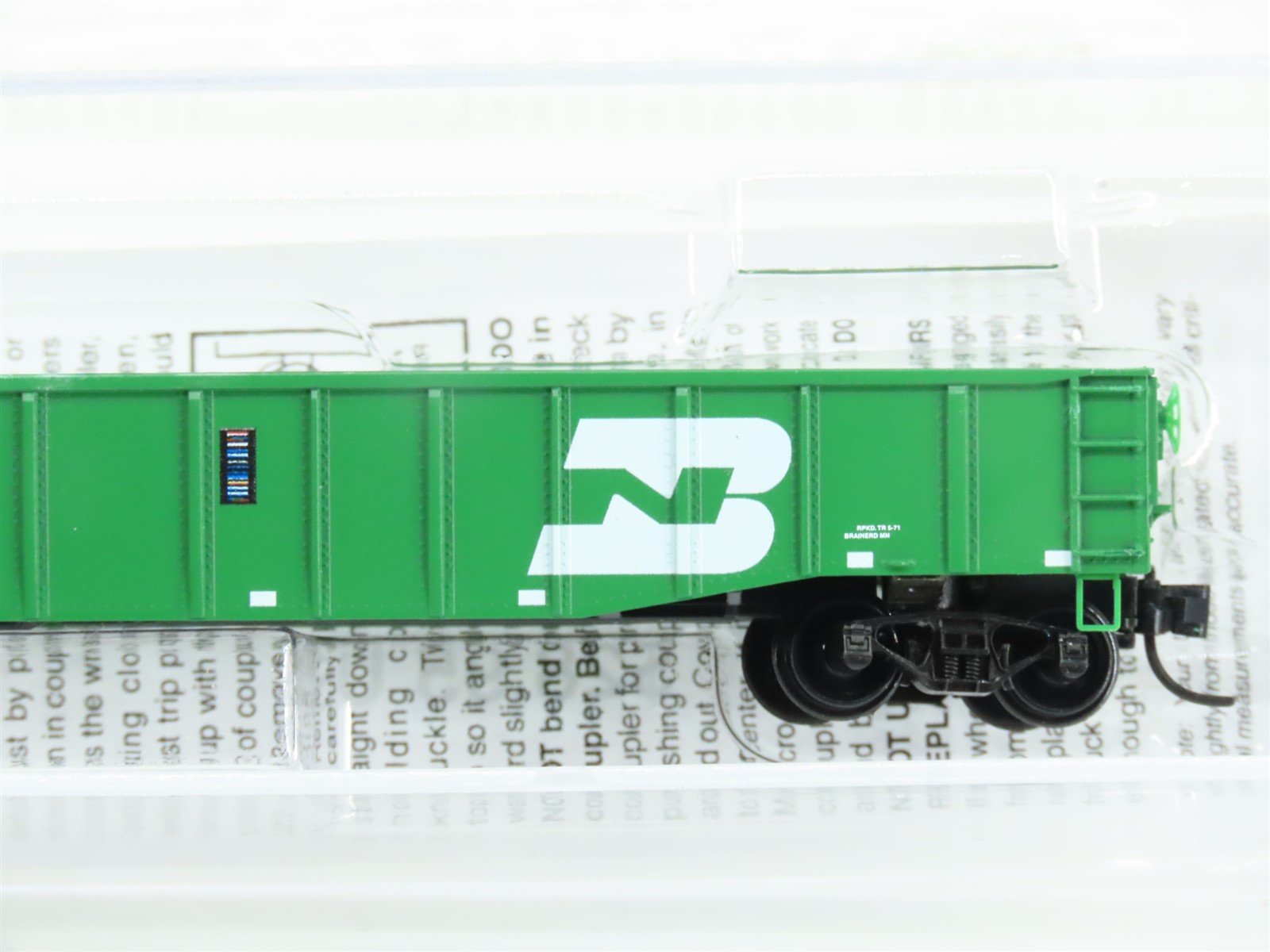 N Scale Micro-Trains MTL 10500642 BN Burlington Northern 50' Gondola Car #558132