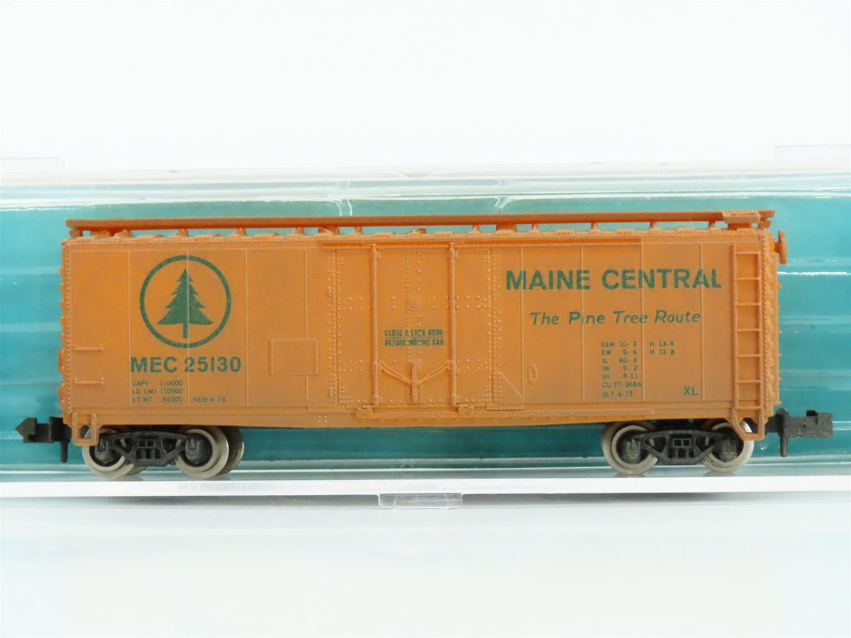 N Atlas 3307 MEC Maine Central Pine Tree 40&#39; Box Car #25130 Custom Weathered