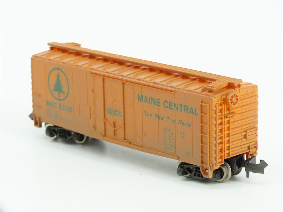 N Atlas 3307 MEC Maine Central Pine Tree 40&#39; Box Car #25130 Custom Weathered