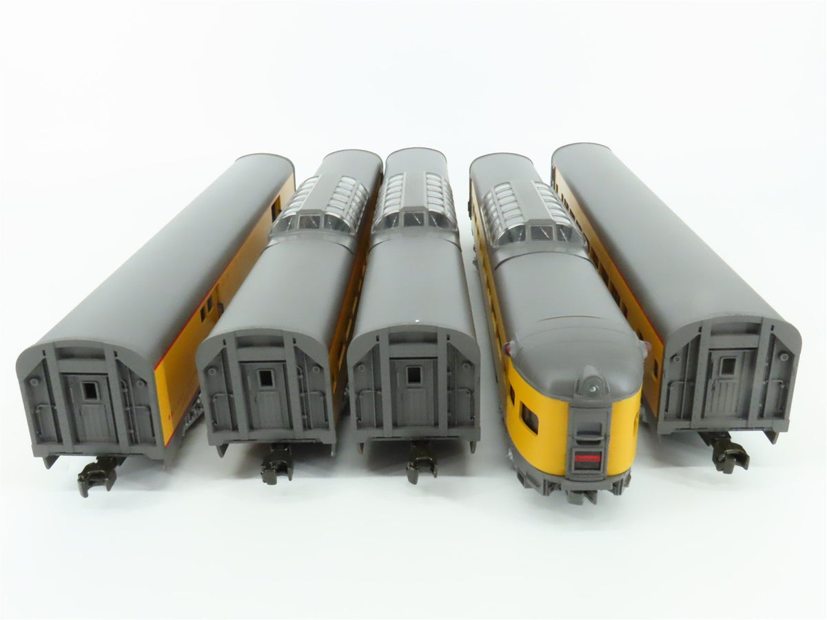 O Gauge 3-Rail MTH MT-6506 UP Union Pacific Aluminum Passenger 5-Car Set