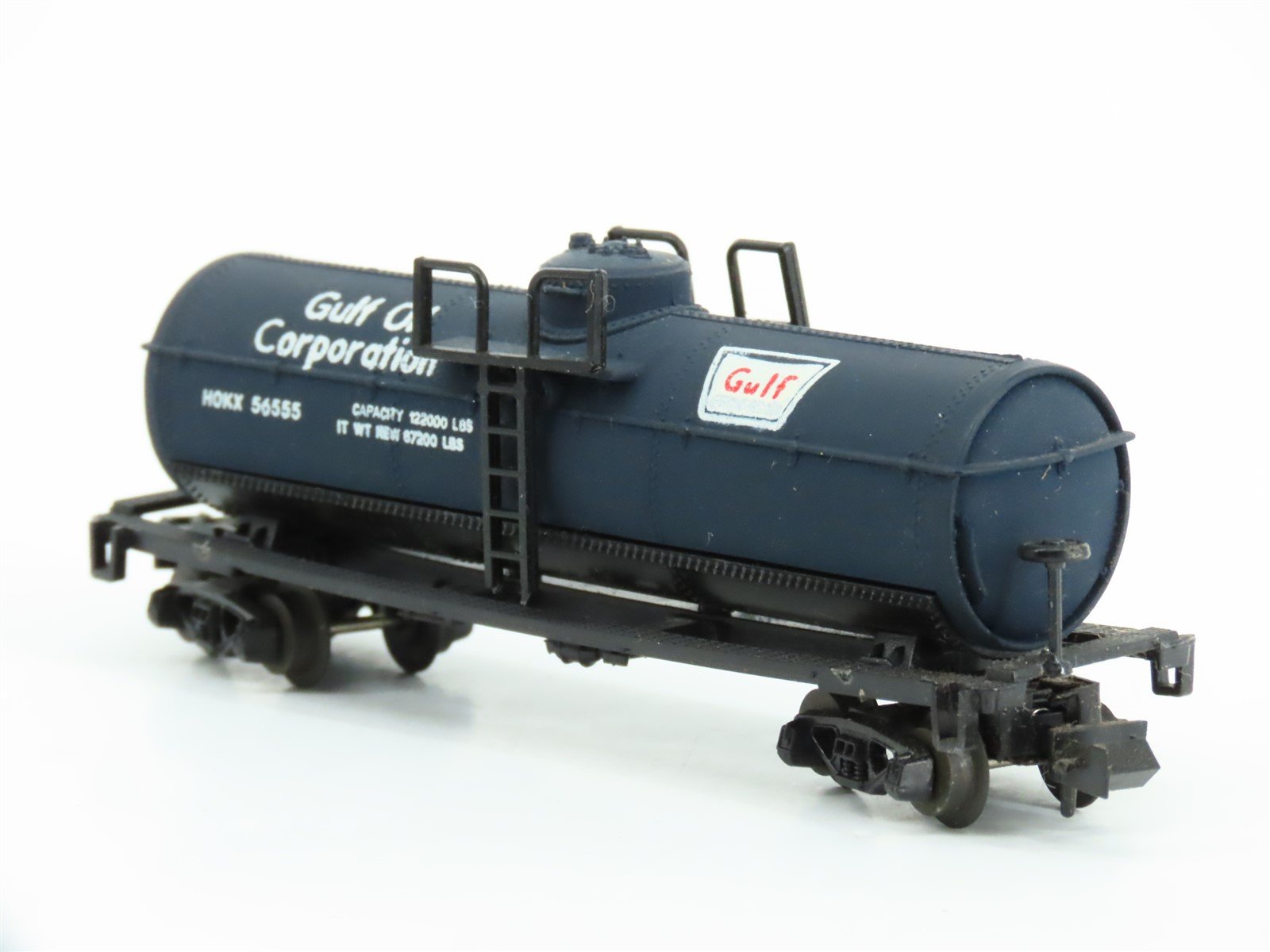 N Scale Atlas 2261 HOKX Gulf Oil Chemical Single Dome Tank Car #56555