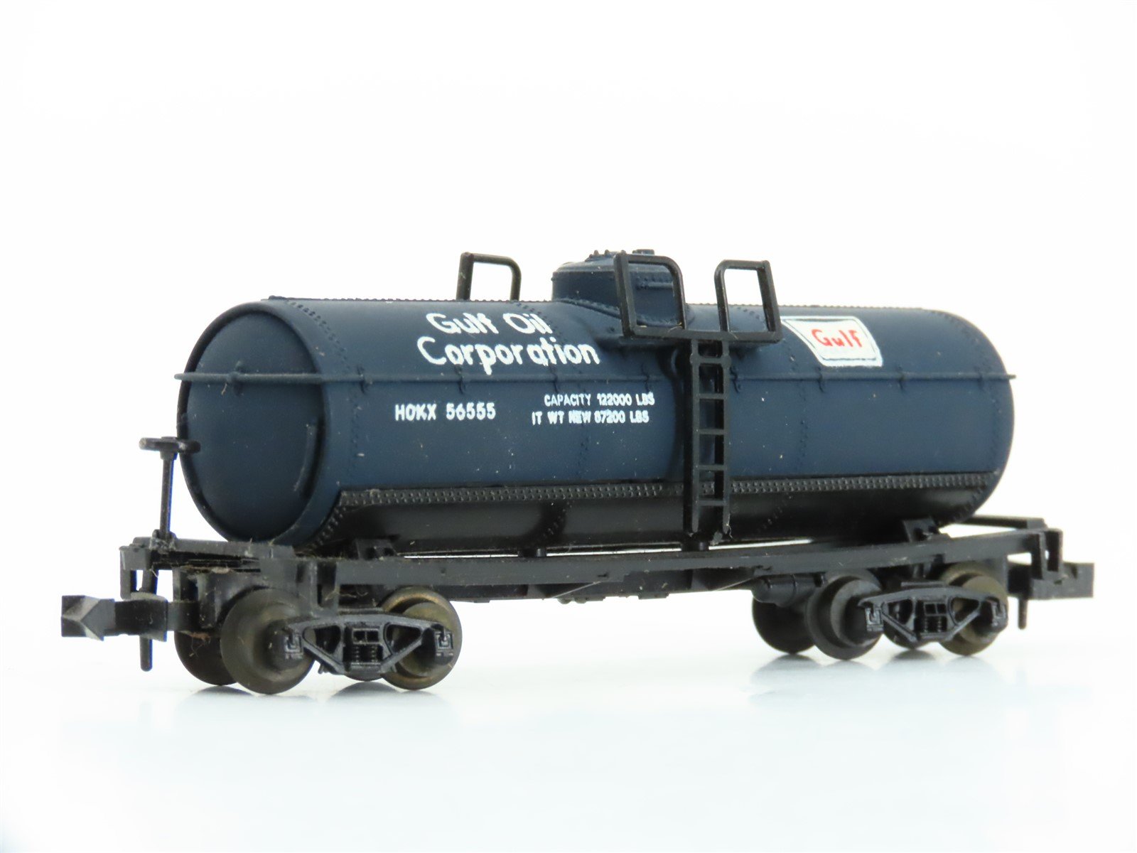 N Scale Atlas 2261 HOKX Gulf Oil Chemical Single Dome Tank Car #56555
