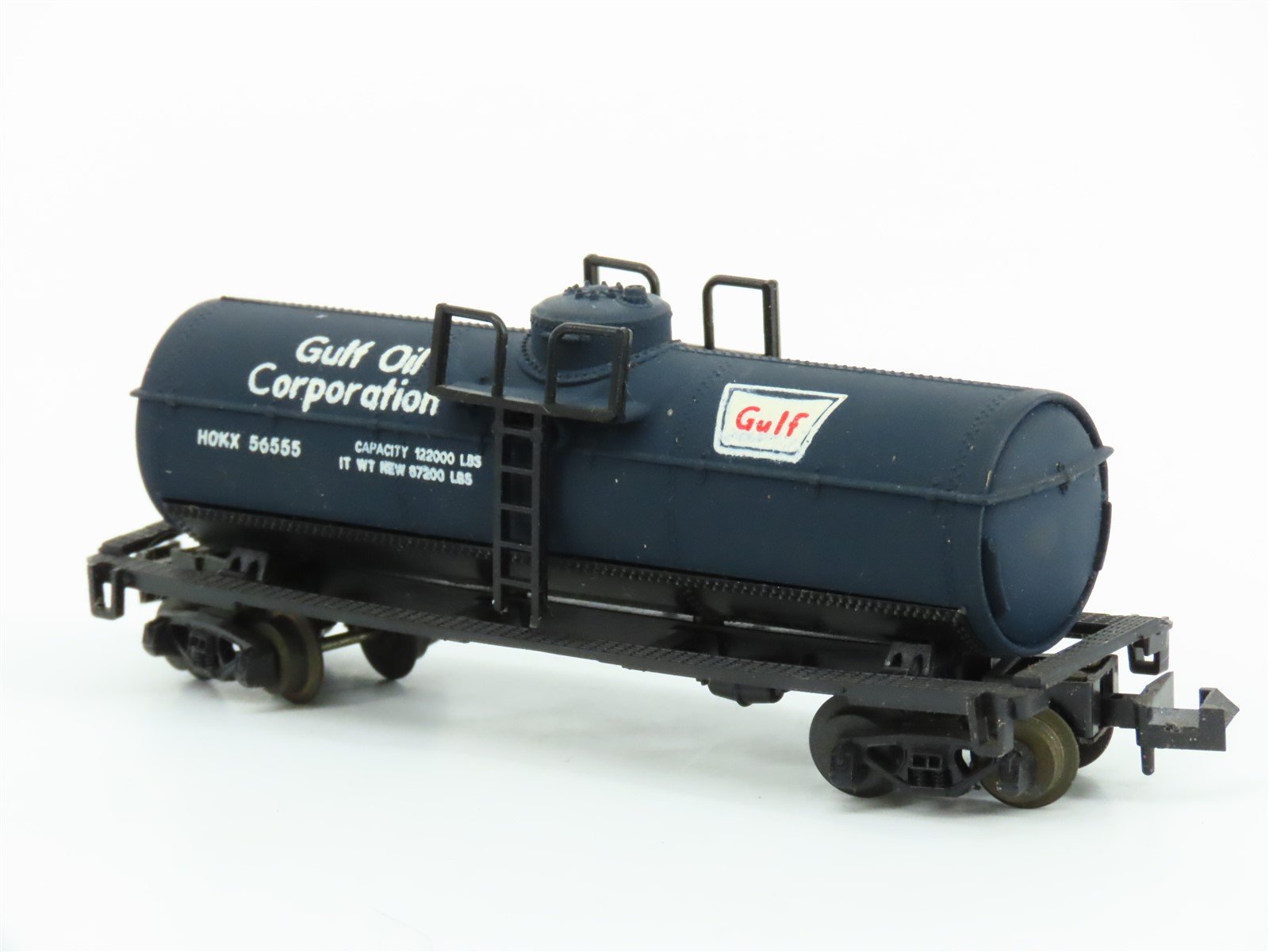 N Scale Atlas 2261 HOKX Gulf Oil Chemical Single Dome Tank Car #56555