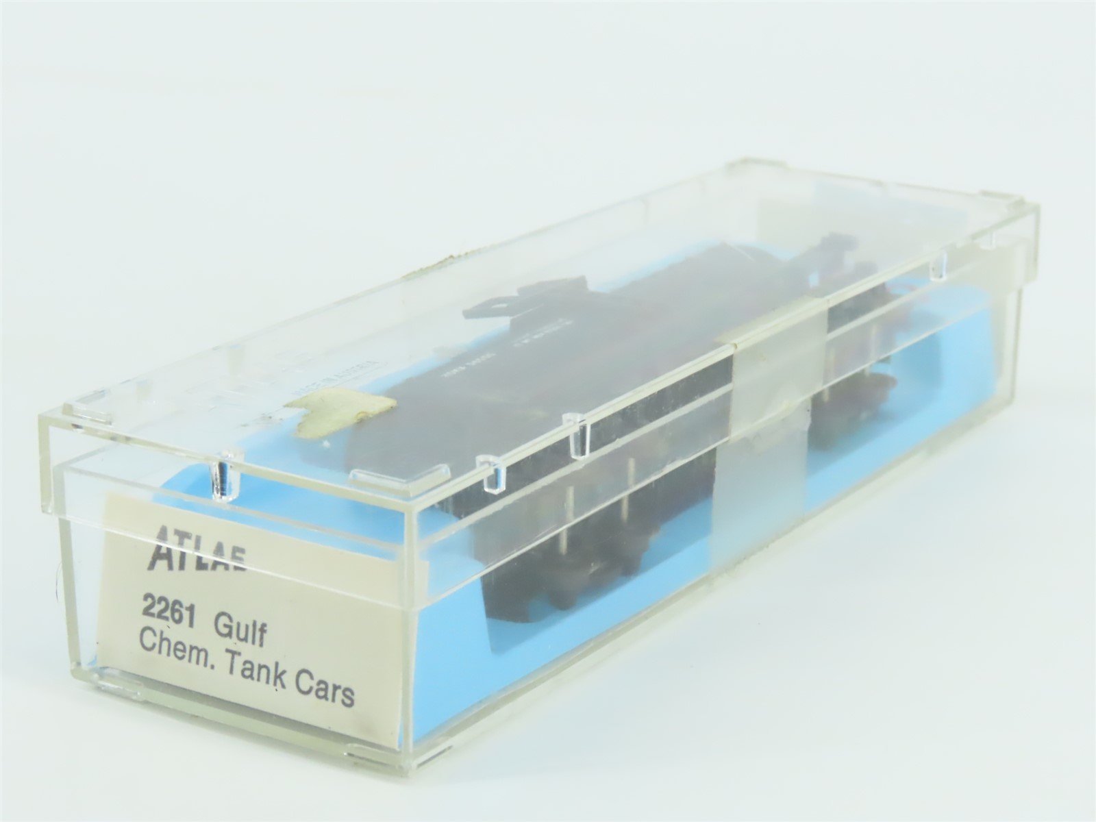 N Scale Atlas 2261 HOKX Gulf Oil Chemical Single Dome Tank Car #56555