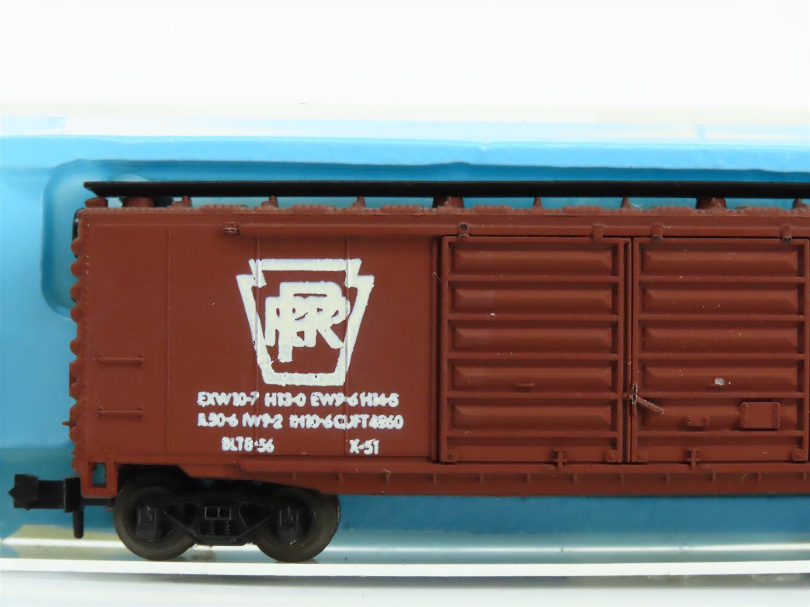N Scale Atlas 2331 PRR Pennsylvania 50' Double Door Box Car Custom Road #32065