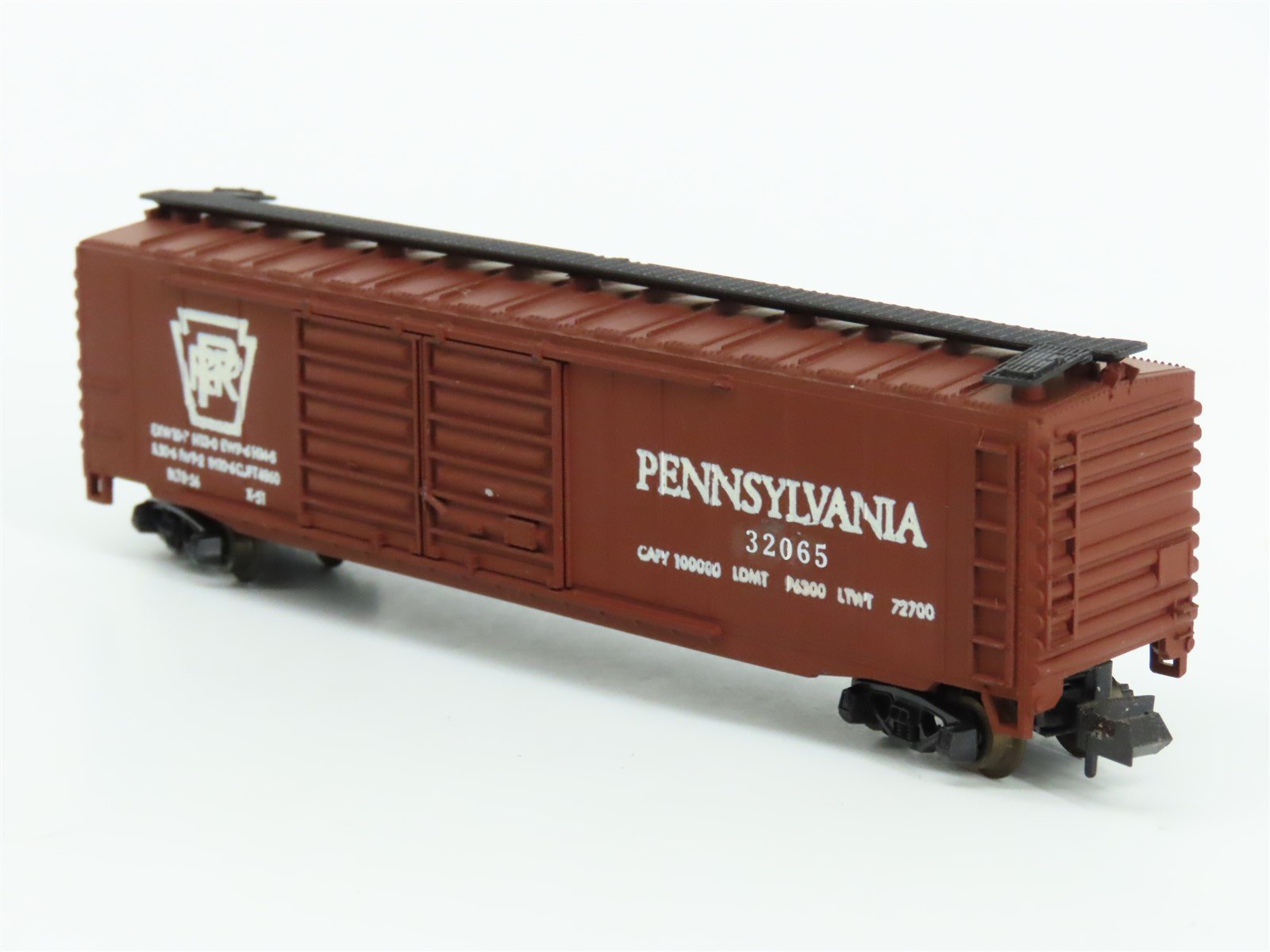 N Scale Atlas 2331 PRR Pennsylvania 50' Double Door Box Car Custom Road #32065