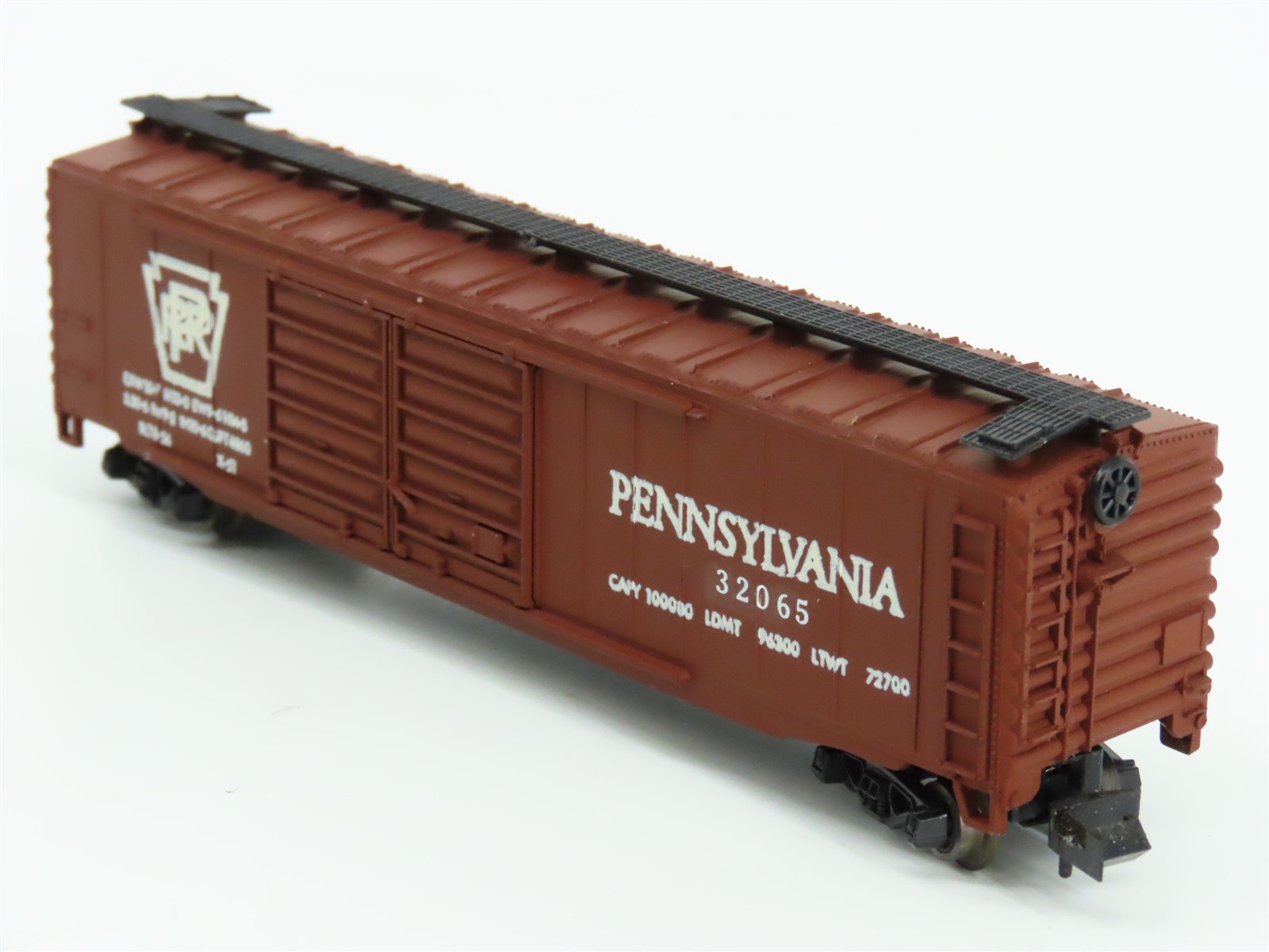 N Scale Atlas 2331 PRR Pennsylvania 50' Double Door Box Car Custom Road #32065