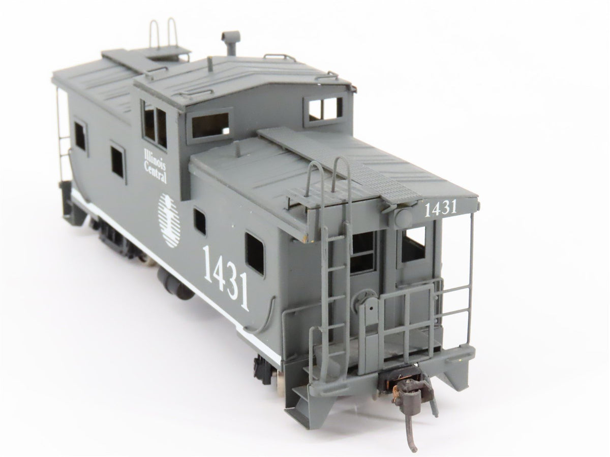 HO Scale LMB BRASS IC Illinois Central Extended Vision Caboose #1431 - Custom