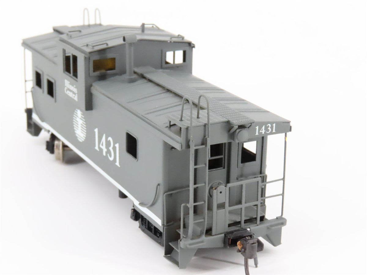 HO Scale LMB BRASS IC Illinois Central Extended Vision Caboose #1431 - Custom