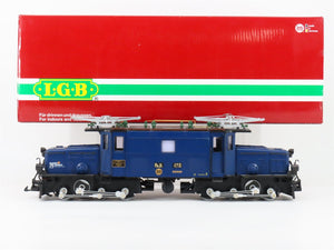 G LGB 27402 RhB Glacier Express 6/6 Electric #412 w/ DCC & Sound - BAD GEARS