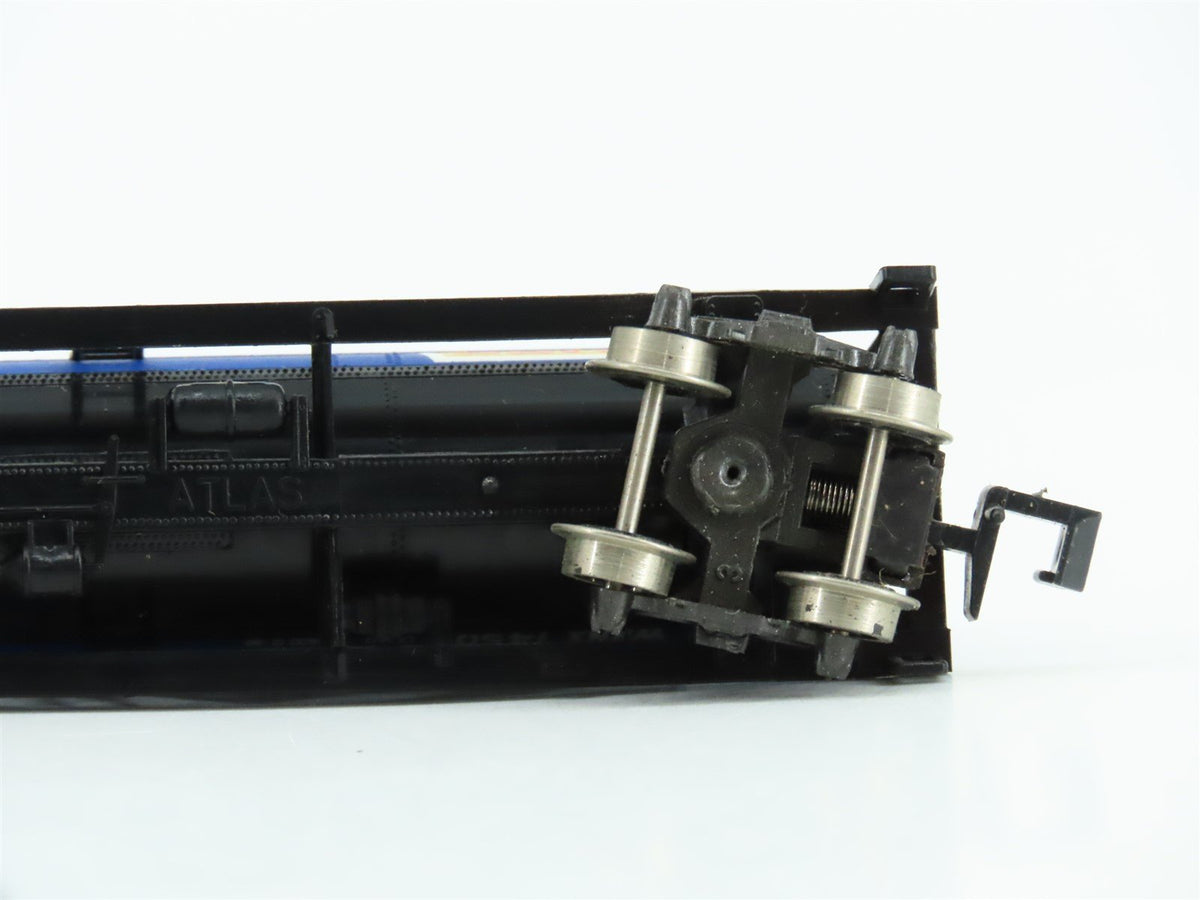 N Scale Atlas 2296 WRNX Gulf Oil 3-Dome Tank Car #14502
