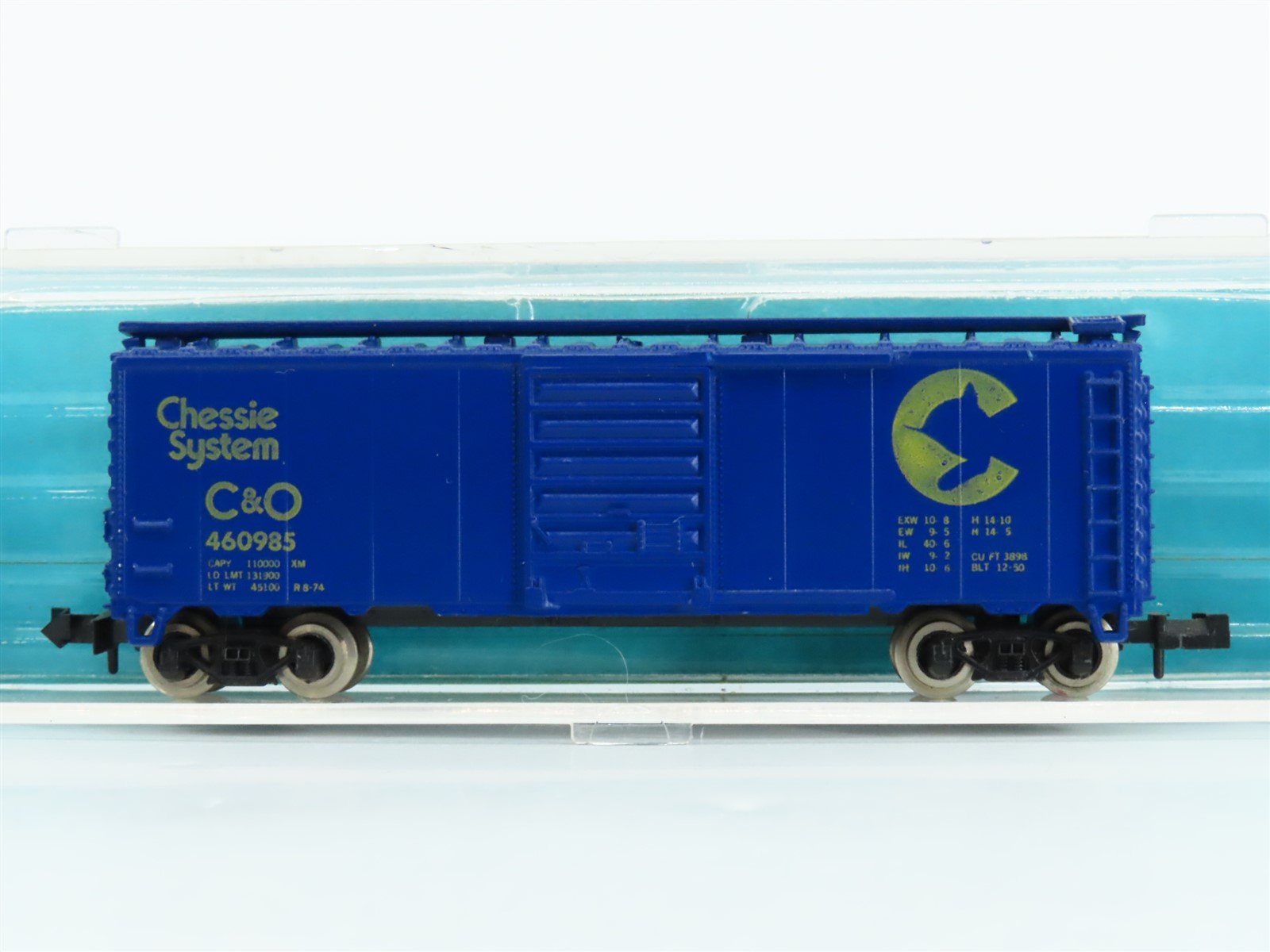 N Scale Atlas 3221 C&O Chessie System 40' Single Door Box Car #460985