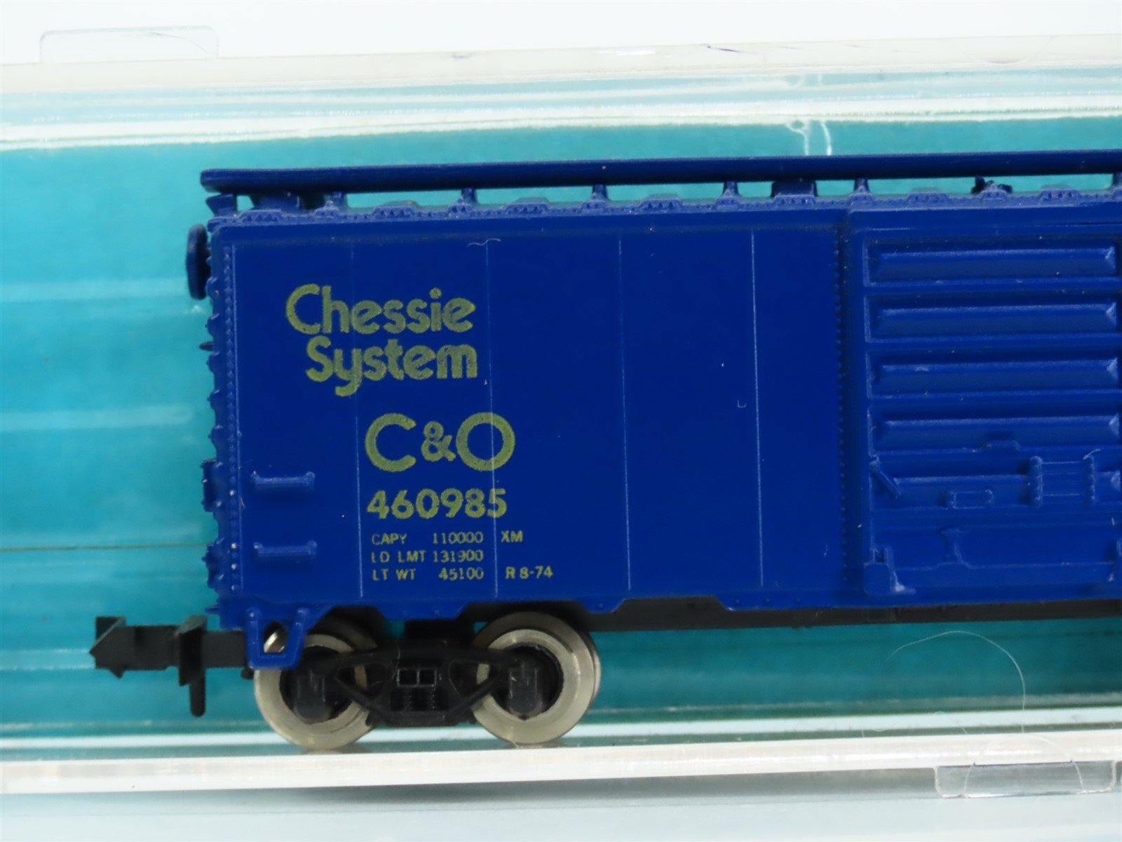 N Scale Atlas 3221 C&O Chessie System 40' Single Door Box Car #460985