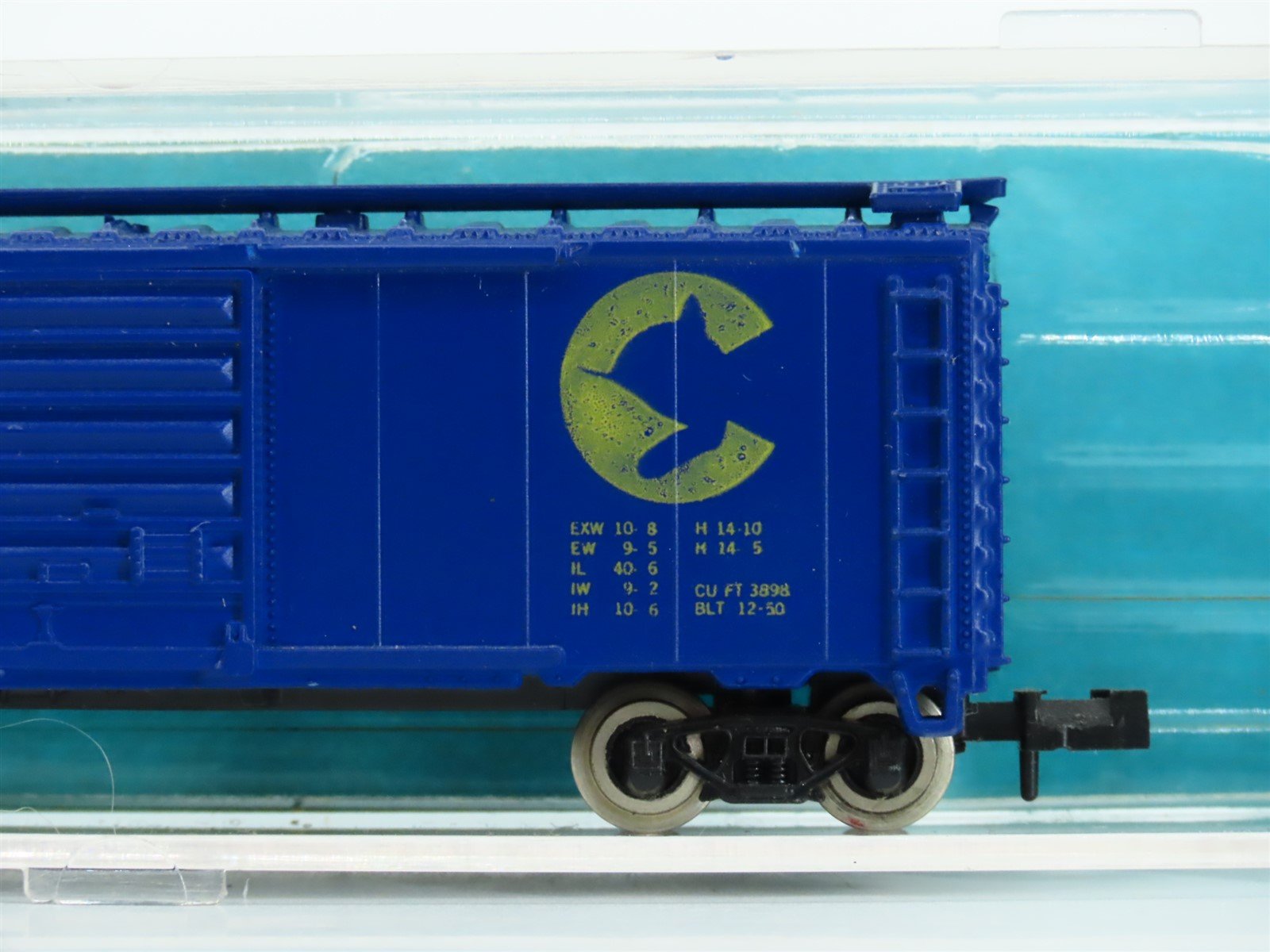 N Scale Atlas 3221 C&O Chessie System 40' Single Door Box Car #460985